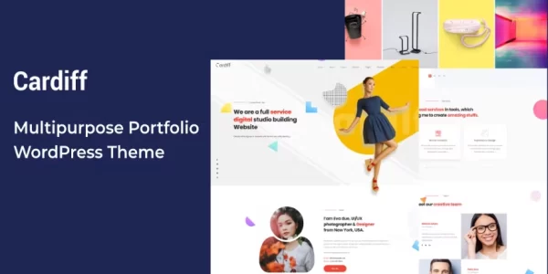 Cardiff Multipurpose Portfolio WordPress Theme 1.8 GPL Theme