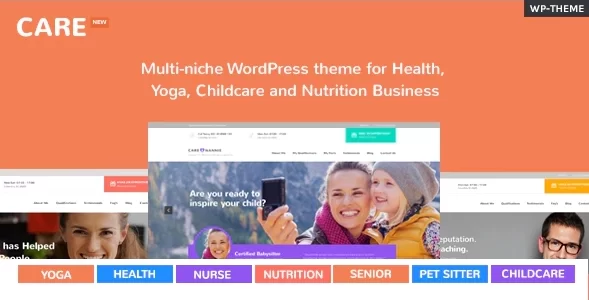 Care – Multi-Niche WordPress Theme for Small Business 2.4.1 GPL Theme