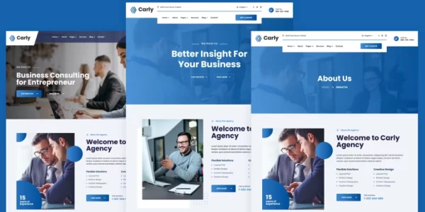 Carly Multipurpose Business WordPress Theme 1.0 GPL Theme