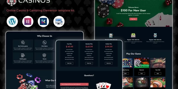 Casinos : Casino and Gambling WordPress Theme 1.4 GPL Theme