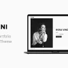 Cavani Personal Portfolio WordPress Theme 1.0.9 GPL Theme