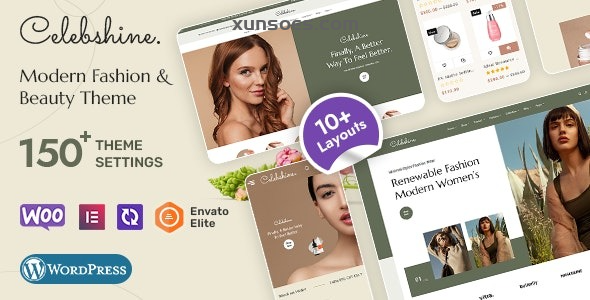 Celebshine WooCommerce Theme for Fashion Beauty Cosmetics 1.0.3 GPL Theme