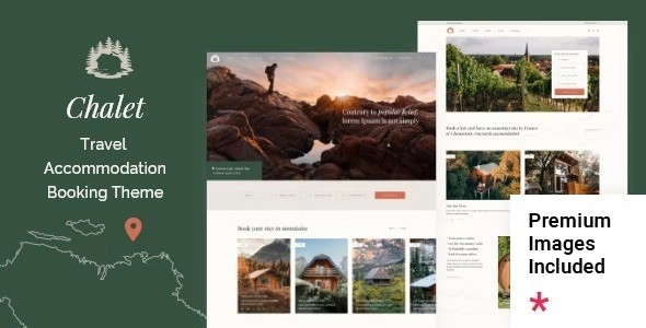 Chalet Travel Accommodation Booking WordPress Theme 1.0 GPL Theme