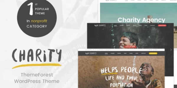 Charity WordPress Theme 2.6 GPL Theme