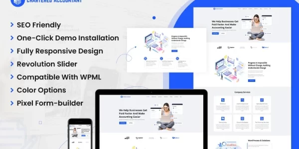 Chartered Accountant WordPress Theme 1.2 GPL Theme