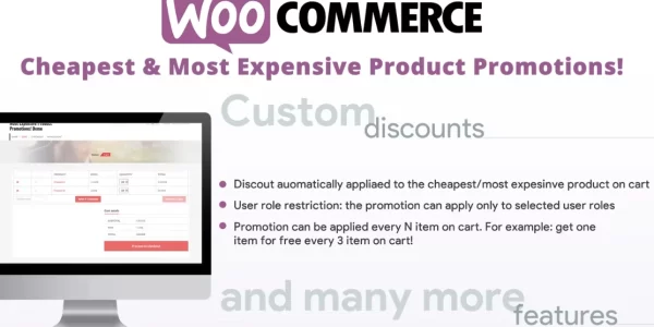 Cheapest Most Expensive Product Promotions 3.6 GPL Plugins
