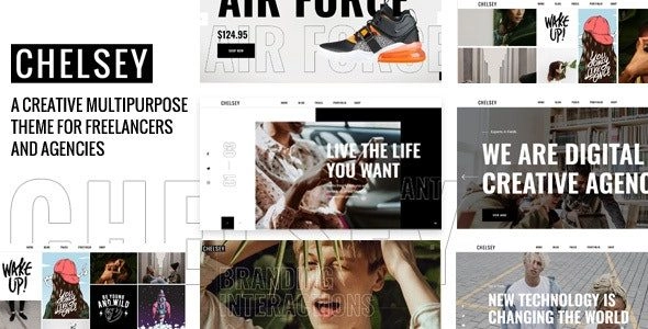 Chelsey Portfolio Theme for Freelancers and Agencies 1.0 GPL Theme