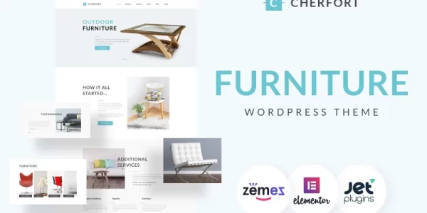 Cherfort Furniture Company Responsive WordPress Theme 1.0.1 GPL Theme