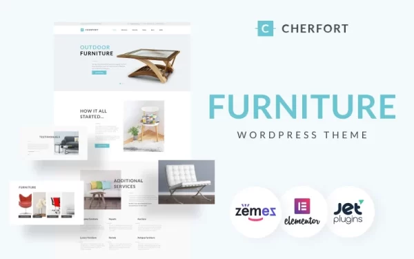 Cherfort Furniture Company Responsive WordPress Theme 1.0.1 GPL Theme