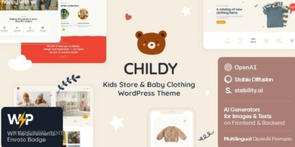 Childy — Kids Store Baby Clothing WordPress Theme 1.1.0 GPL Theme
