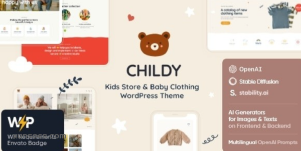 Childy — Kids Store Baby Clothing WordPress Theme 1.1.0 GPL Theme