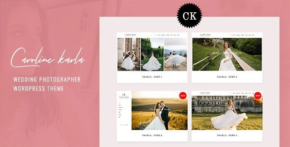Ckarla Wedding Photography WordPress Theme 1.0 GPL Theme