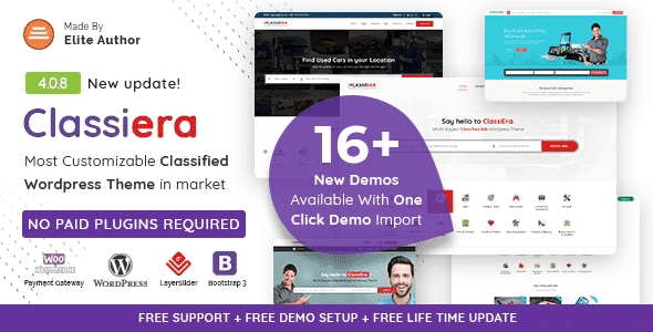 Classiera 4.0.28 GPL Theme