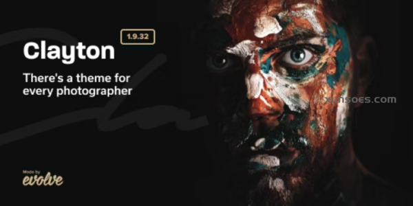 Clayton, an Elegant Theme for Photographers 1.9.30 GPL Theme