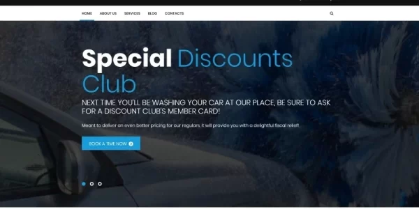CleanWheel Car Wash WordPress Theme 1.0.0 GPL Theme