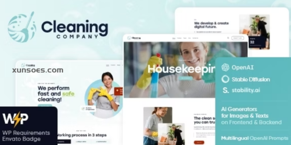 Cleaning Company Maid Service WordPress Theme 1.6.1 GPL Theme