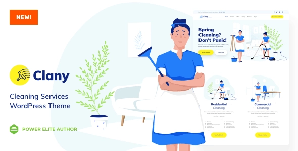 Cleaning Services WordPress Theme 12.1 GPL Theme
