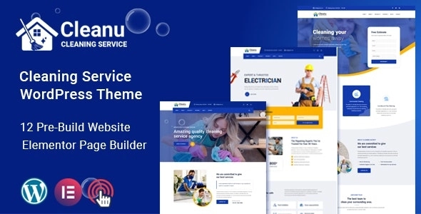 Cleanu Cleaning Services WordPress Theme 1.0.5 GPL Theme