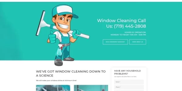 Clearview Window Cleaning Services WordPress theme WordPress Theme 1.0.0 GPL Theme