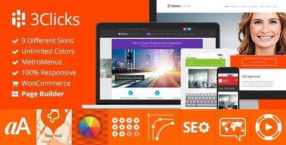 Clicks | Responsive Multi-Purpose WordPress Theme 3.1.4 GPL Theme
