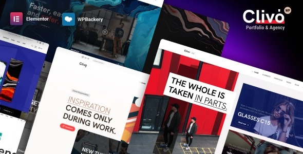 Clivo – Portfolio Agency WordPress 1.0.6 GPL Theme