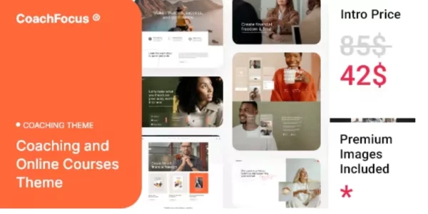 CoachFocus Coaching Online Courses WordPress Theme 1.0 GPL Theme
