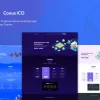 Coeus Cryptocurrency Landing Page WordPress Them 1.1.5 GPL Theme