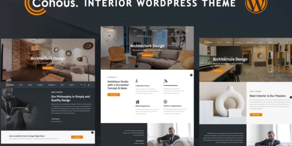 Cohous Interior WordPress Theme 1.0 GPL Theme