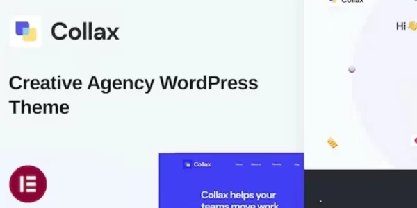 Collax – Creative Agency WordPress Theme 1.0.9 GPL Theme