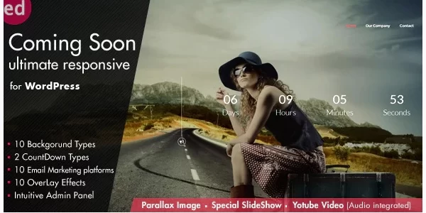 Coming Soon CountDown Responsive WordPress Plugin 3.9.0 GPL Plugins