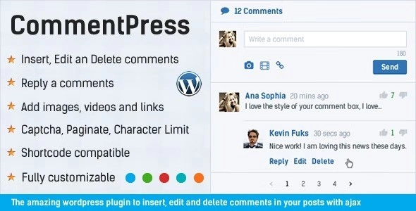 Comment System Plugin for WordPress Ajax Comments Comment Press 2.8.1 GPL Plugins