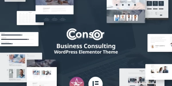 Consor Business Consulting WordPress Elementor Theme WordPress Theme 1.0.0 GPL Theme