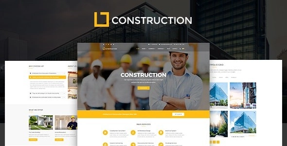 Construction Business Building Company WordPress Theme 1.1.0 GPL Theme