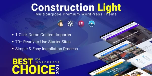 Construction Free MultiPurpose WordPress Themes 1.3.2 GPL Theme