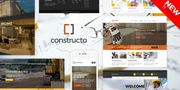 Constructo Construction WordPress Theme 4.3.0 GPL Theme