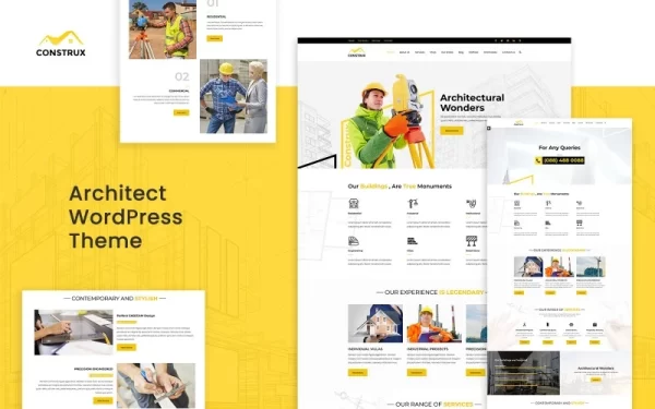 Construx – WordPress Construction Theme WordPress Theme 1.0 GPL Theme