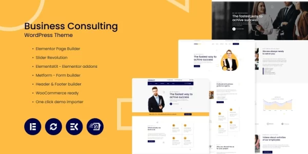 Consulity Business Consulting WordPress Theme 2.2.0 GPL Theme