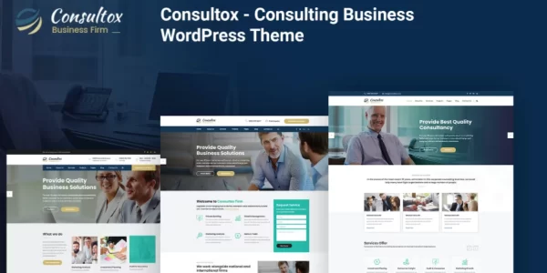 Consultox Consulting Business WordPress Theme 2.5 GPL Theme