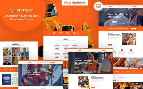 Context Construction and Architecture Responsive WordPress Theme 2.0.4 GPL Theme