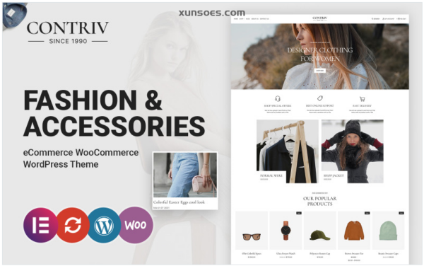 Contriv Fashion and Accessories WooCommerce Theme 1.0.0 GPL Theme