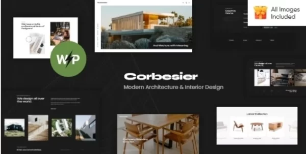 Corbesier Modern Architecture Interior Design WordPress Theme 1.14 GPL Theme