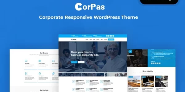 Corpas Corporate Responsive WordPress Theme 1.0.0 GPL Theme