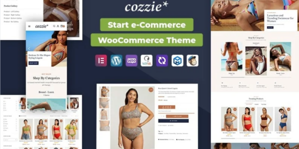Cozzie Bikini, Swimwear, and Underwear WooCommerce Responsive Theme 1.0.0 GPL Theme
