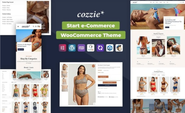 Cozzie Bikini, Swimwear, and Underwear WooCommerce Responsive Theme 1.0.0 GPL Theme