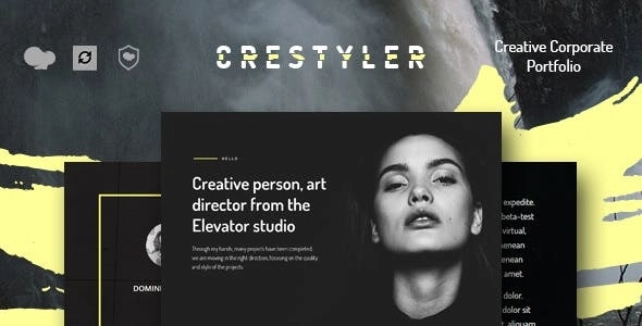 Crestyler Creative Portfolio WordPress Theme 1.0 GPL Theme