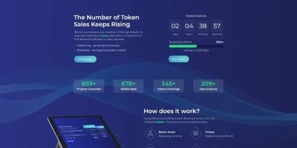 Cryptword Cryptocurrency WordPress Elementor Theme WordPress Theme 1.0.0 GPL Theme