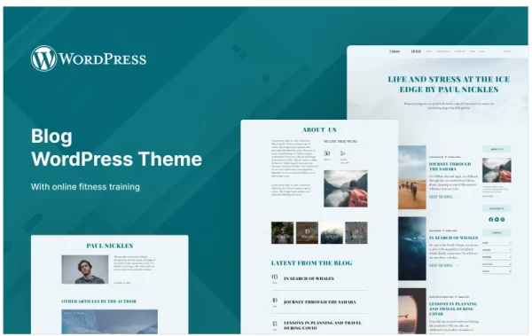 Cutura Modern Blog WordPress Theme 1.0 GPL Theme