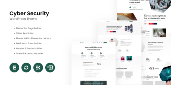 Cyberitz – Cyber Security WordPress Theme 1.0.0 GPL Theme