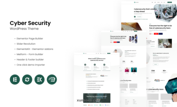 Cyberitz – Cyber Security WordPress Theme 1.0.0 GPL Theme