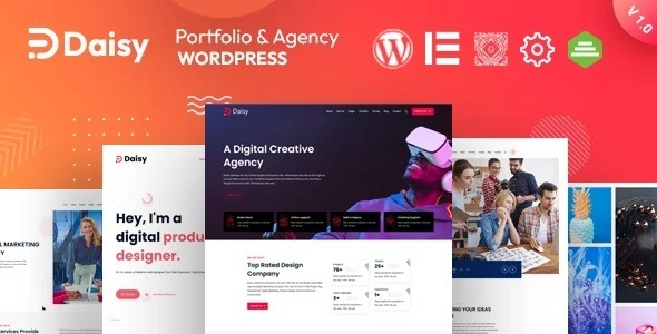 Daisy Creative Agency WordPress Theme 1.0 GPL Theme